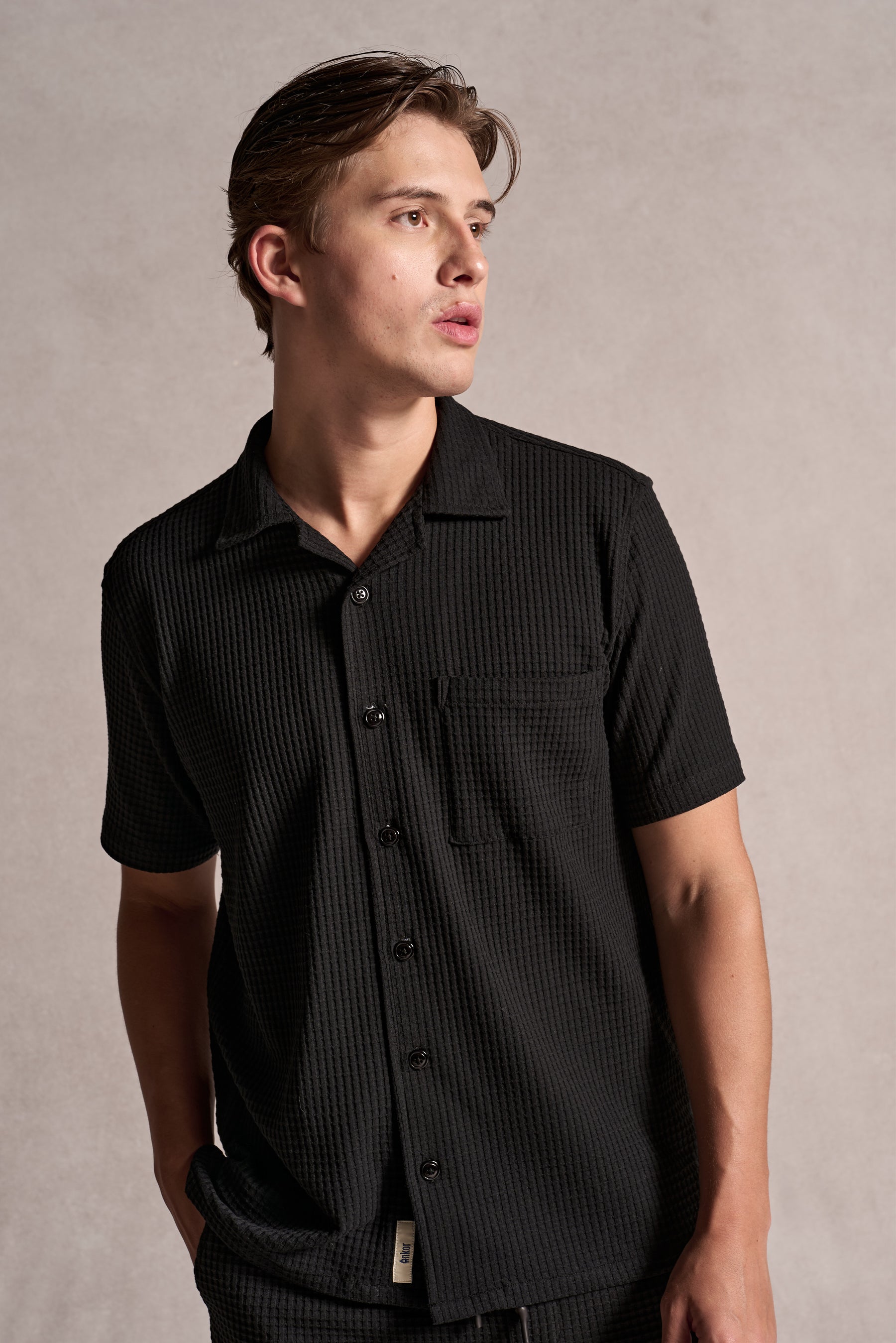 Camisa Waffle MC