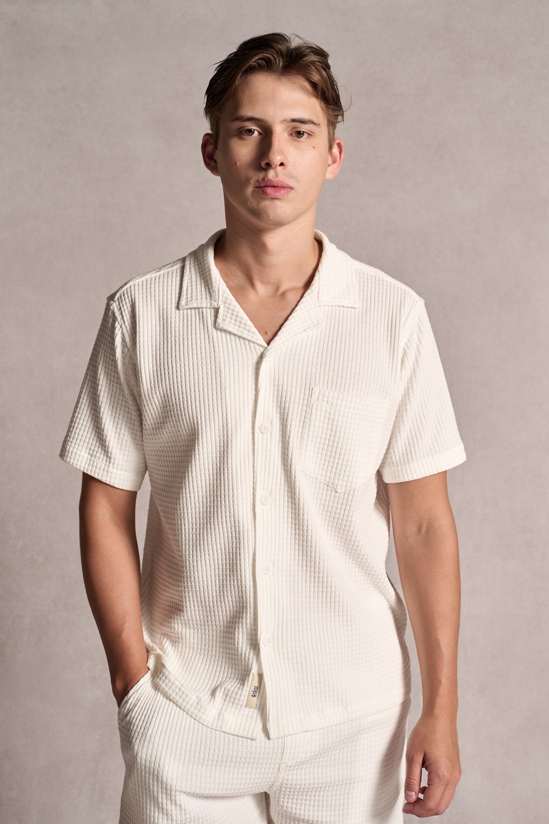 Camisa Waffle MC