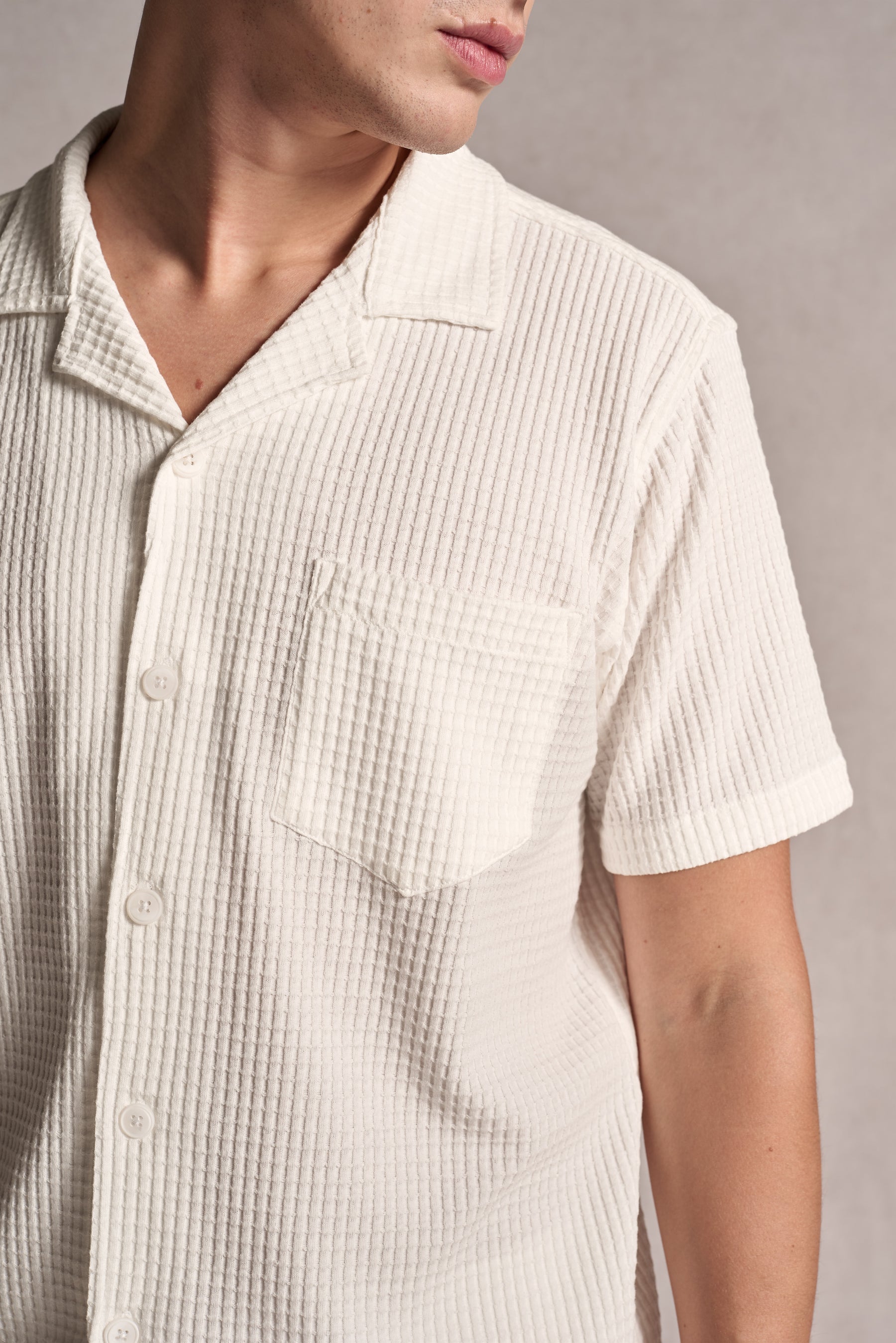 Camisa Waffle MC
