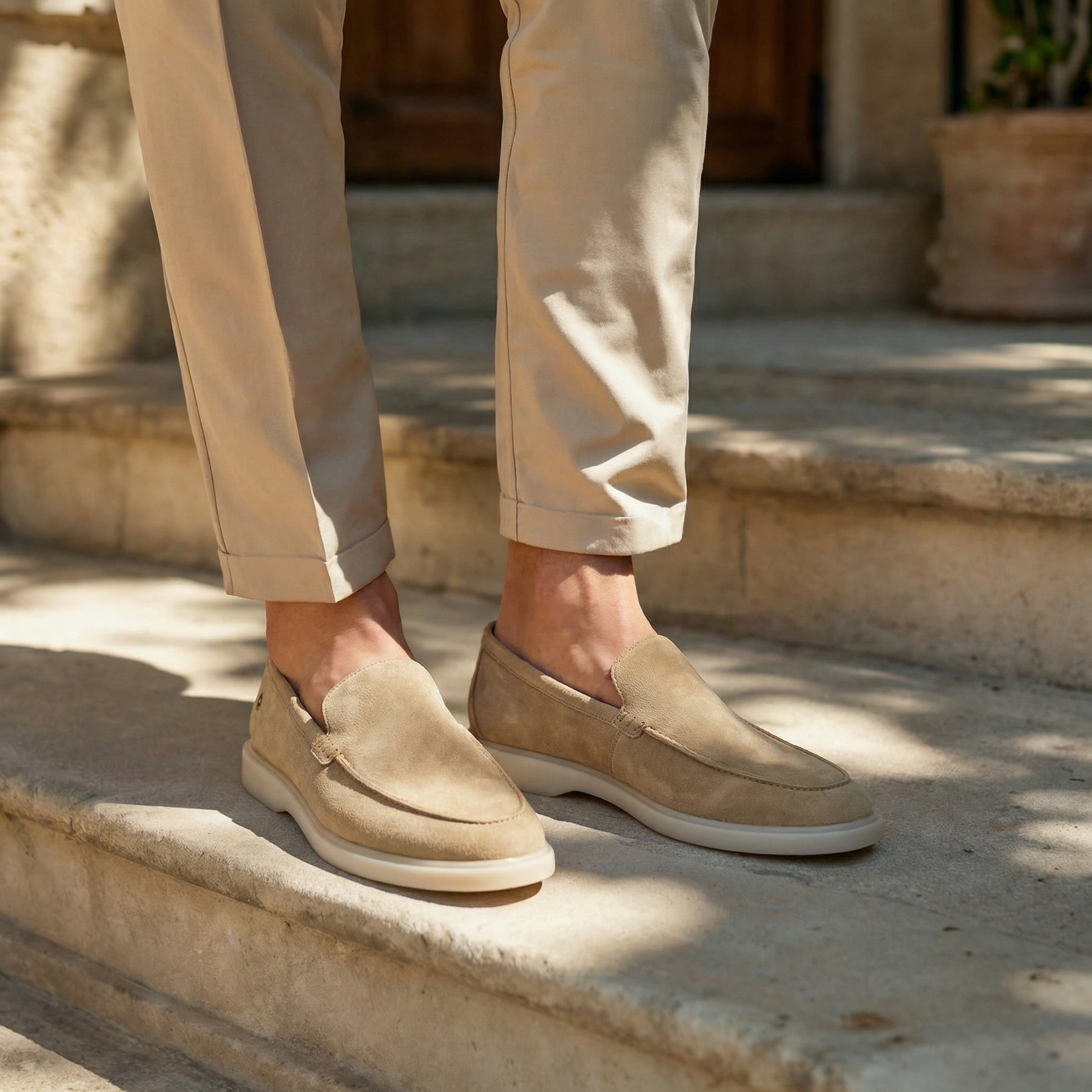 Loafer de couro casual