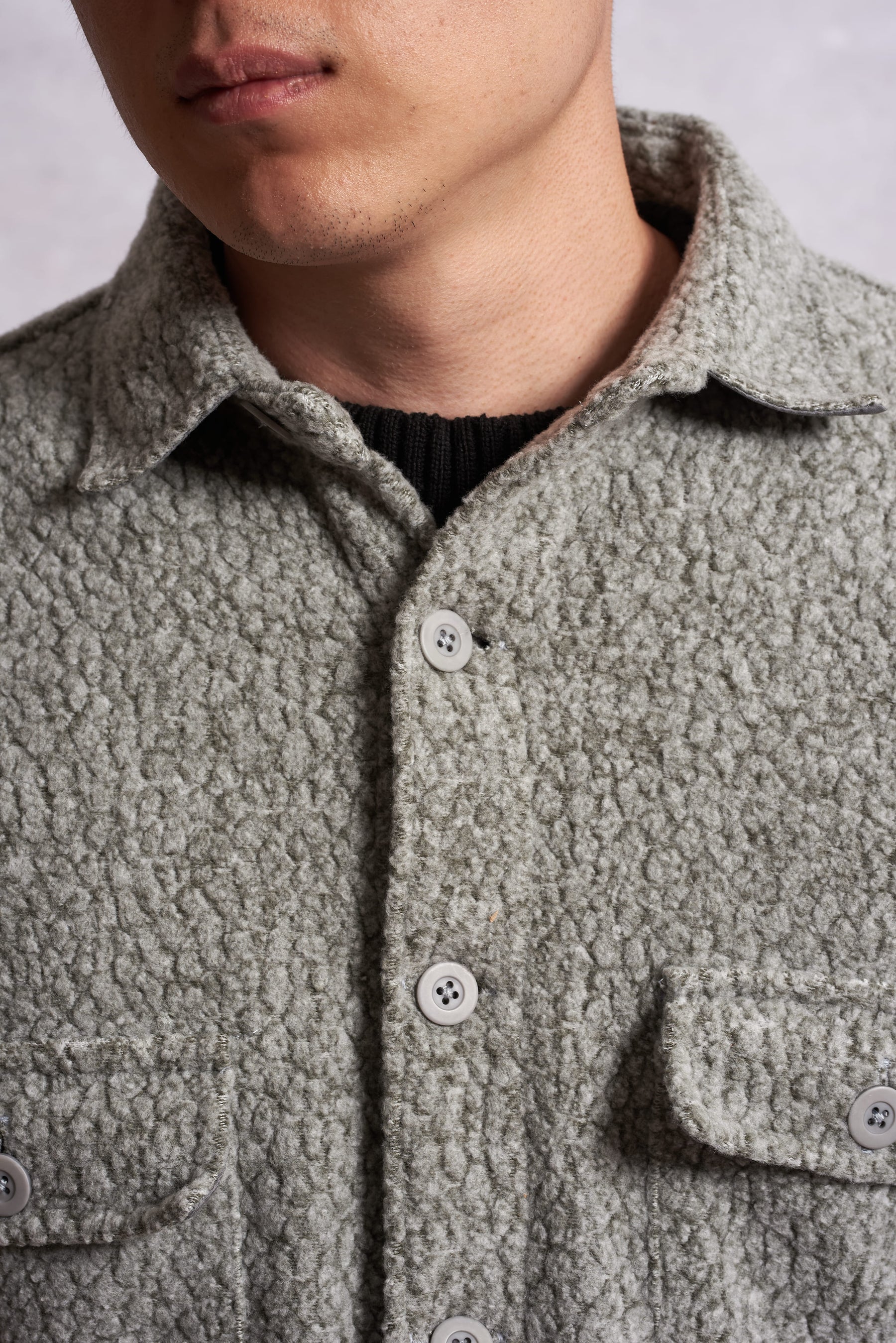 Camisa Sherpa Melange