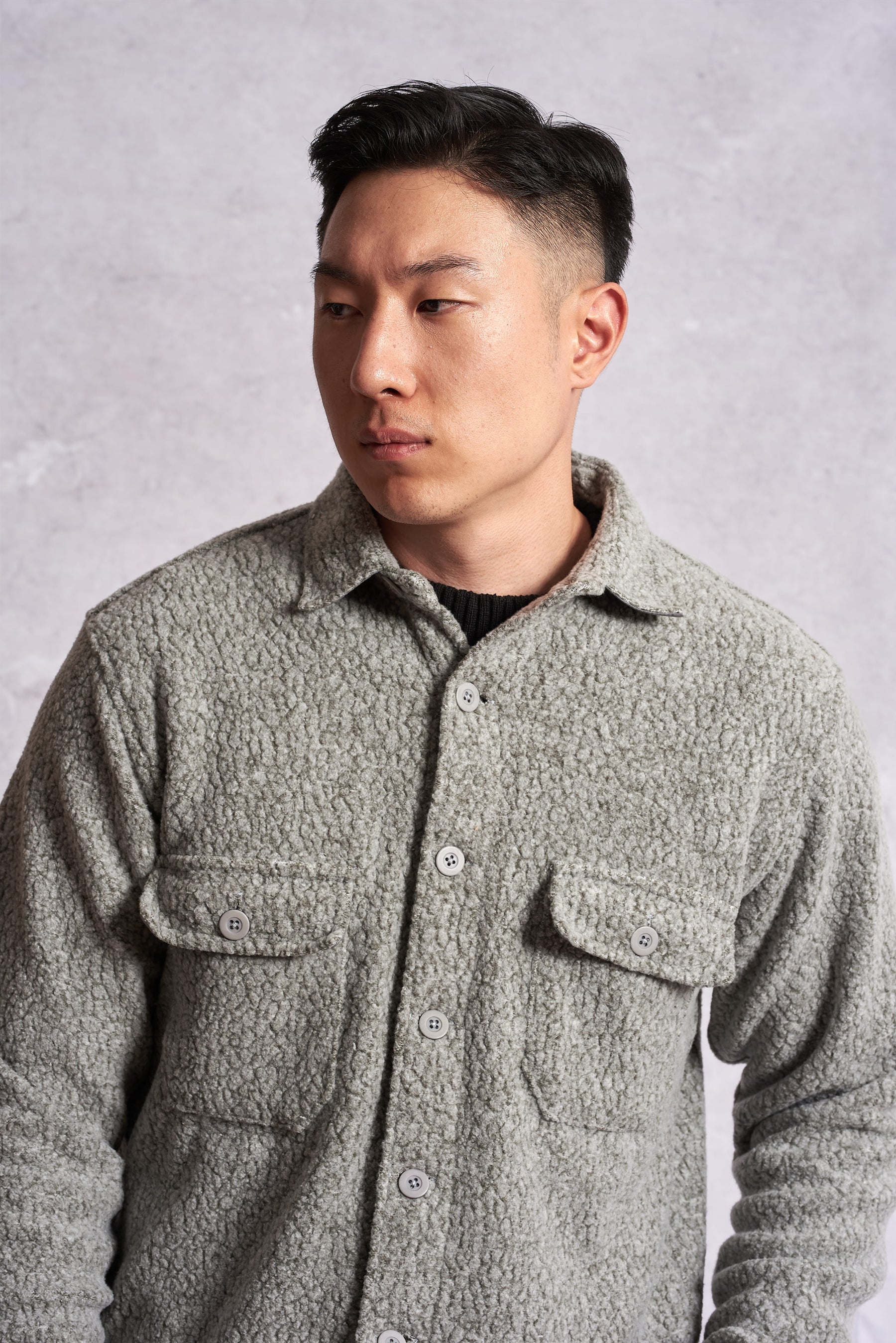 Camisa Sherpa Melange