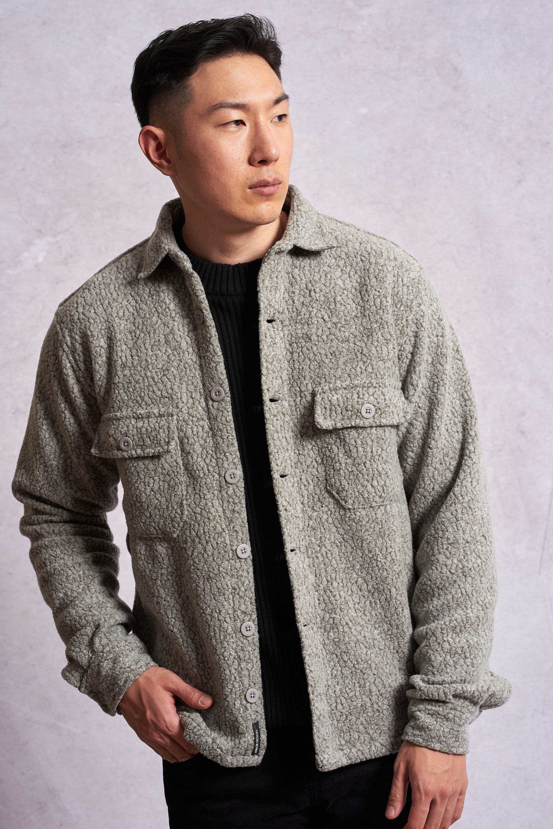Camisa Sherpa Melange