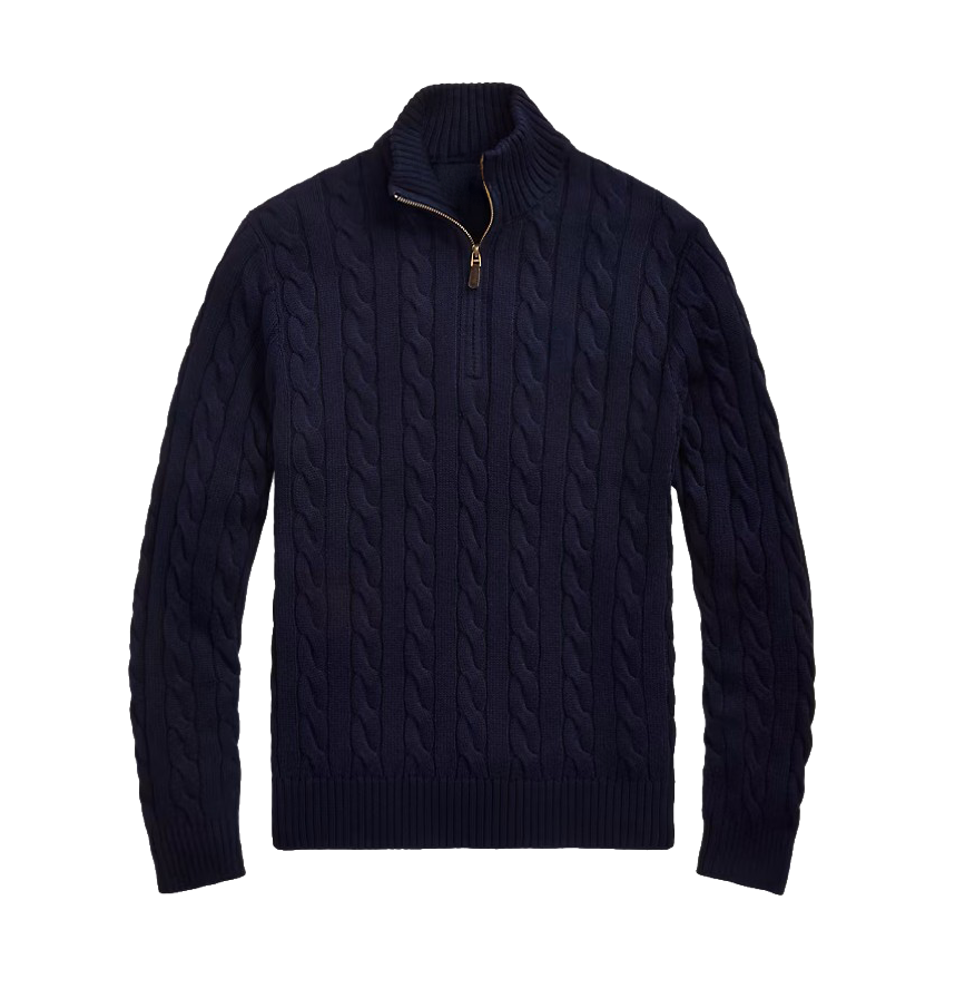 Tricot Cotton Quarter Zíper