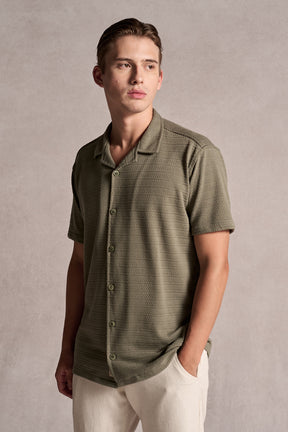 Camisa Jacquard MC
