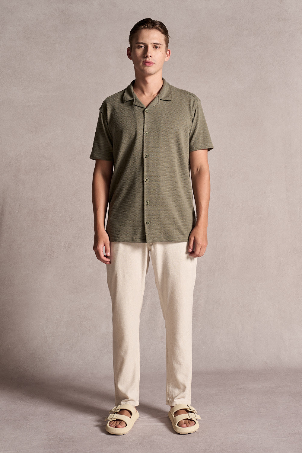 Camisa Jacquard MC