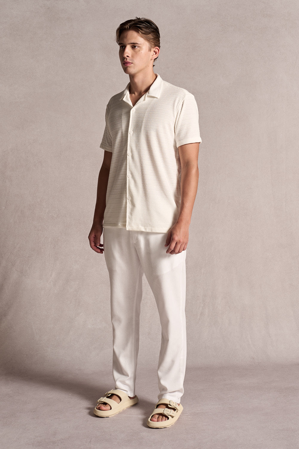 Camisa Jacquard MC
