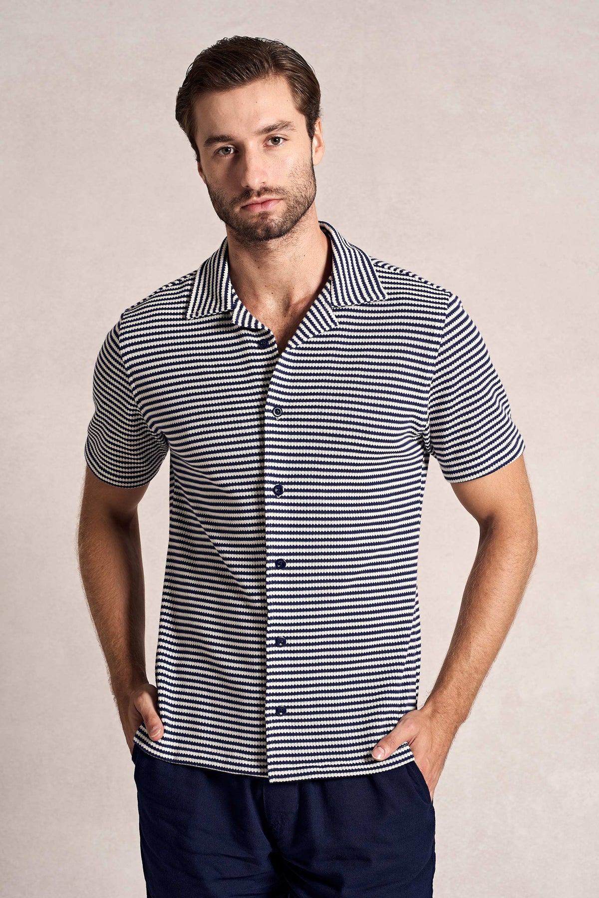 Camisa Listrada MC