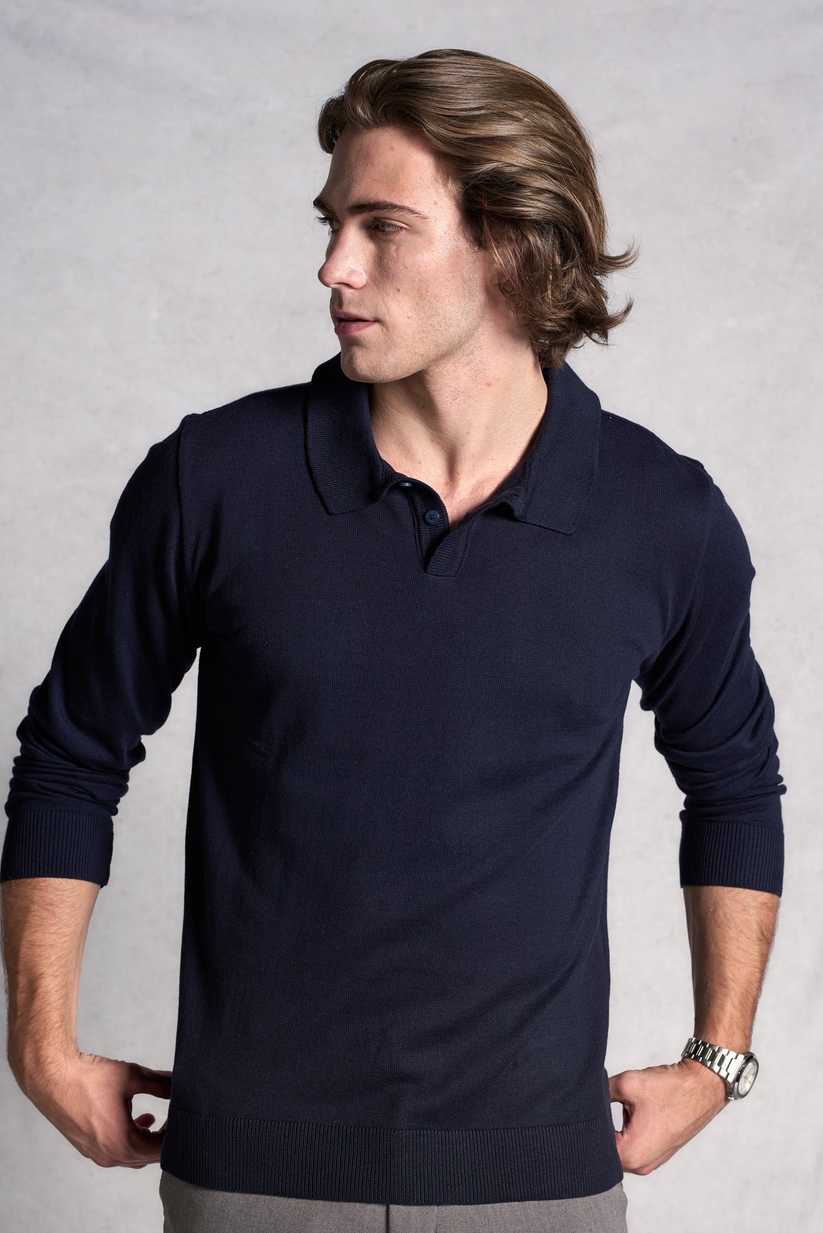 Tricot Polo ML