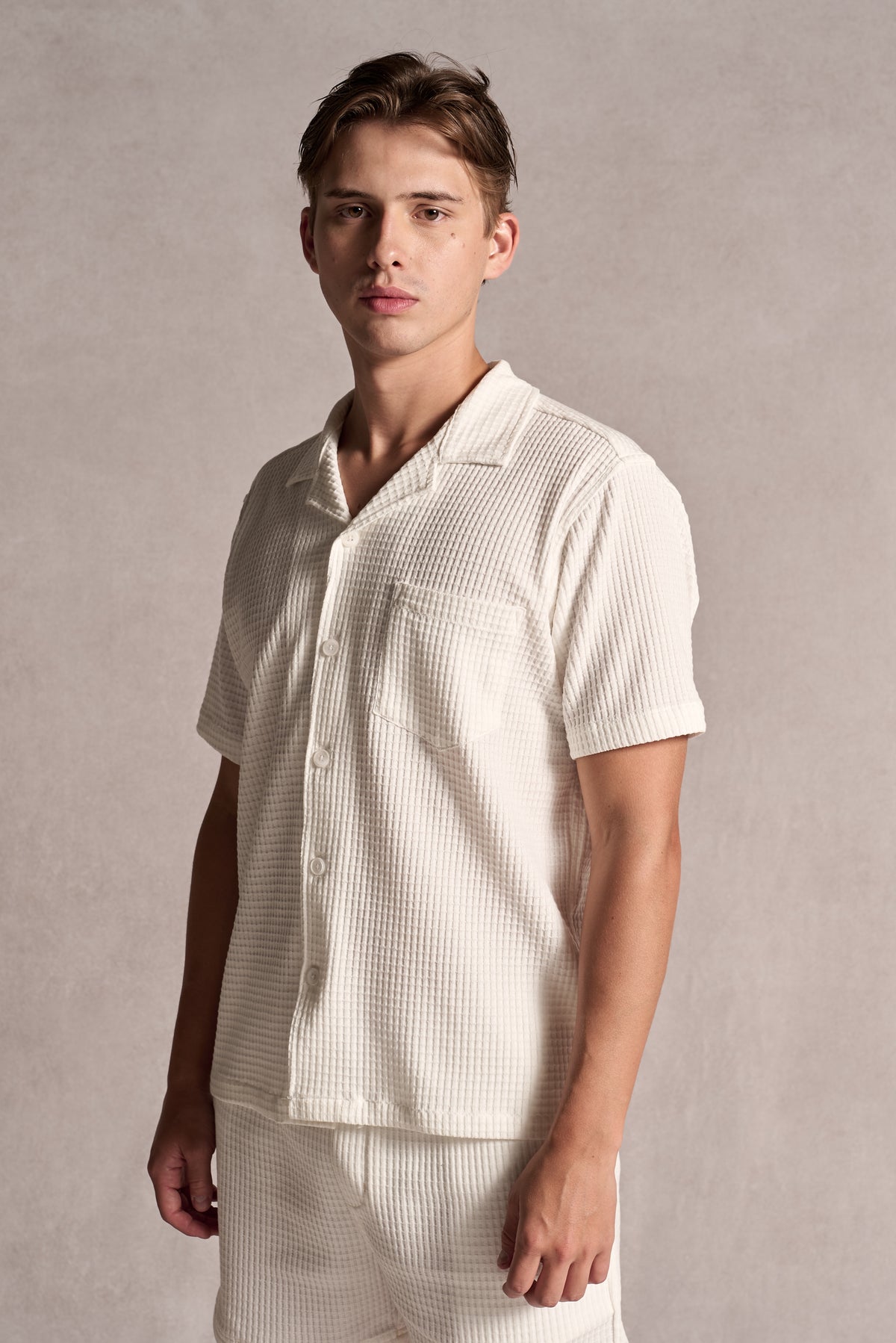 Camisa Waffle MC