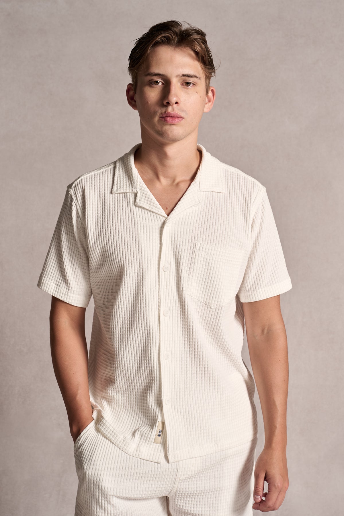 Camisa Waffle MC