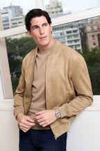Jaqueta Bomber Suede - Ankor Design