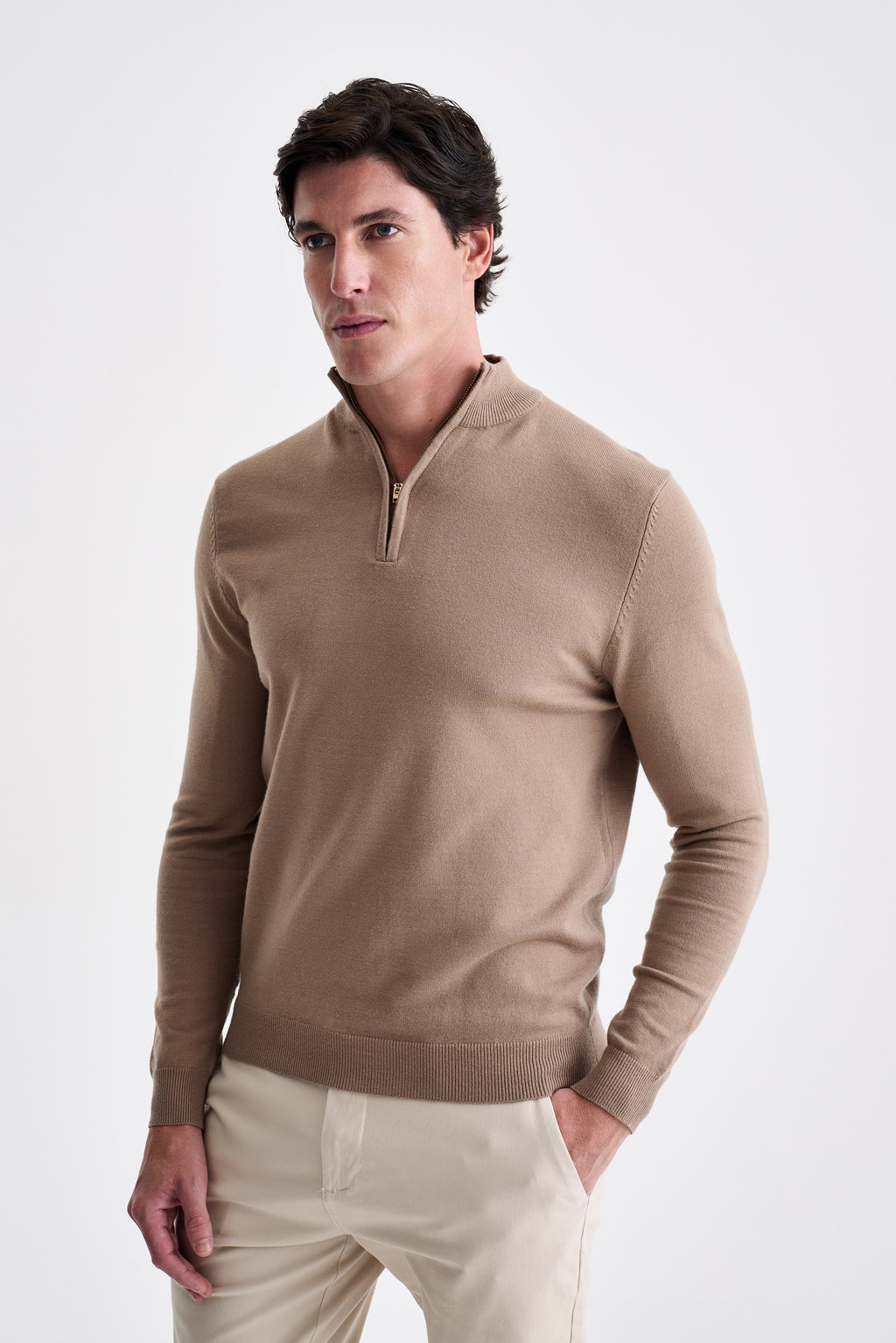Tricot Gola Alta e Zíper - Ankor Design