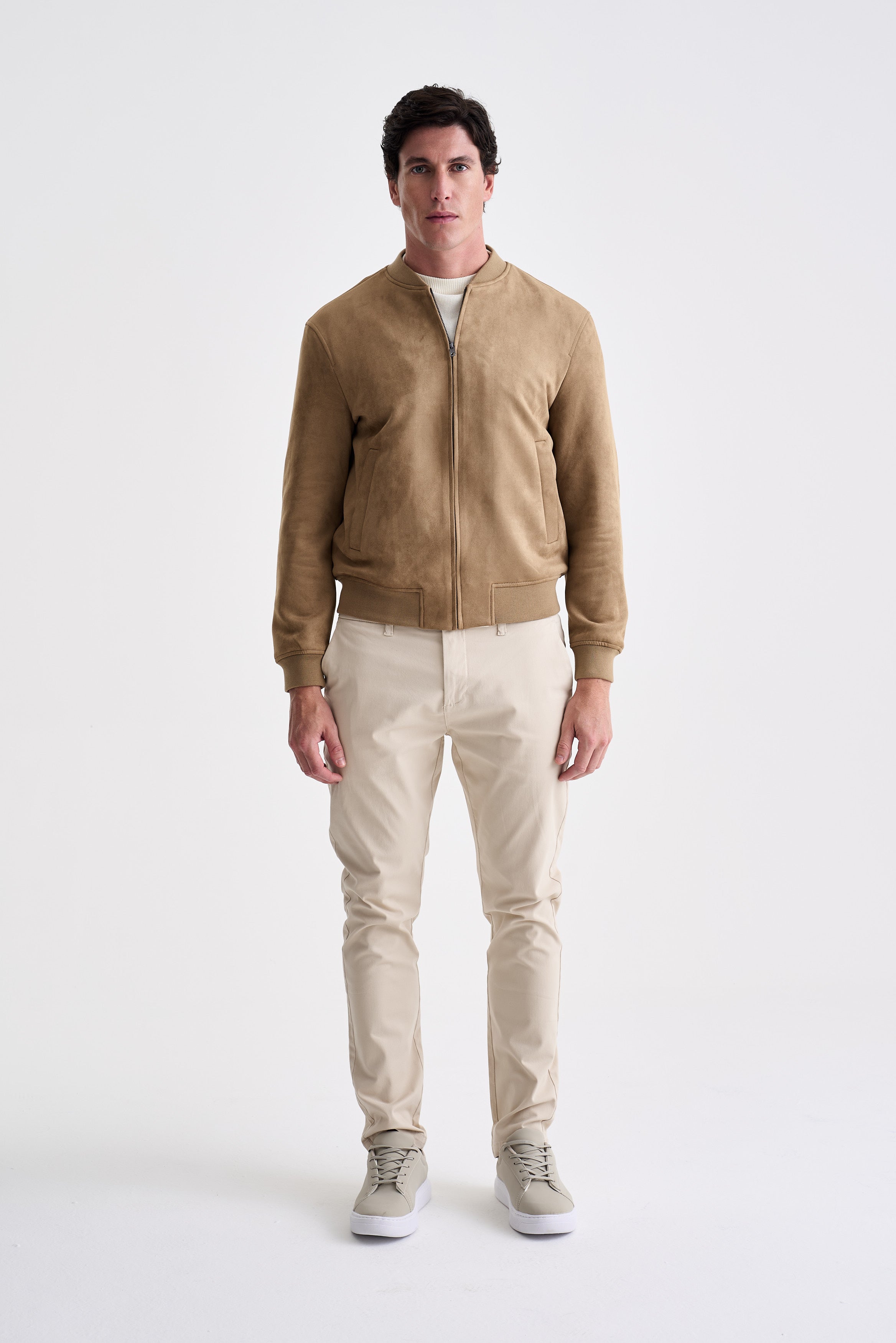 Jaqueta Bomber Suede - Ankor Design