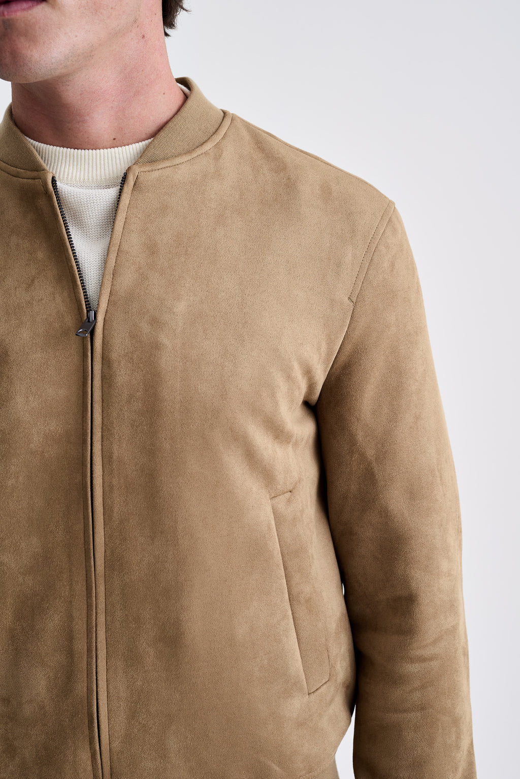 Jaqueta Bomber Suede - Ankor Design
