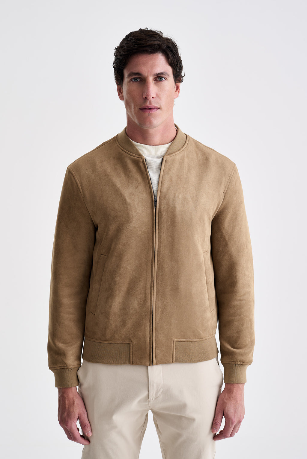 Jaqueta Bomber Suede - Ankor Design