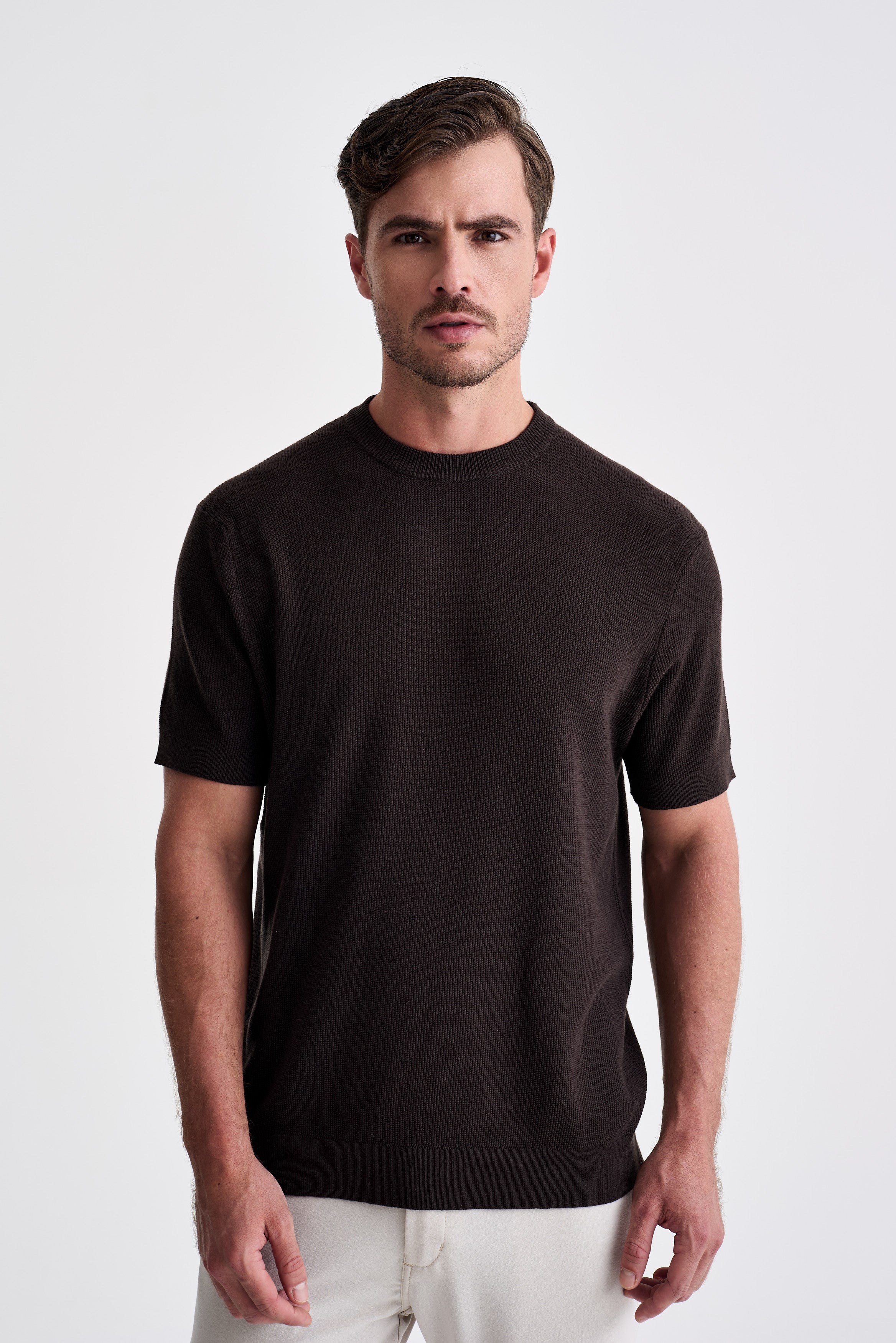 Camiseta Tricot Texturizada