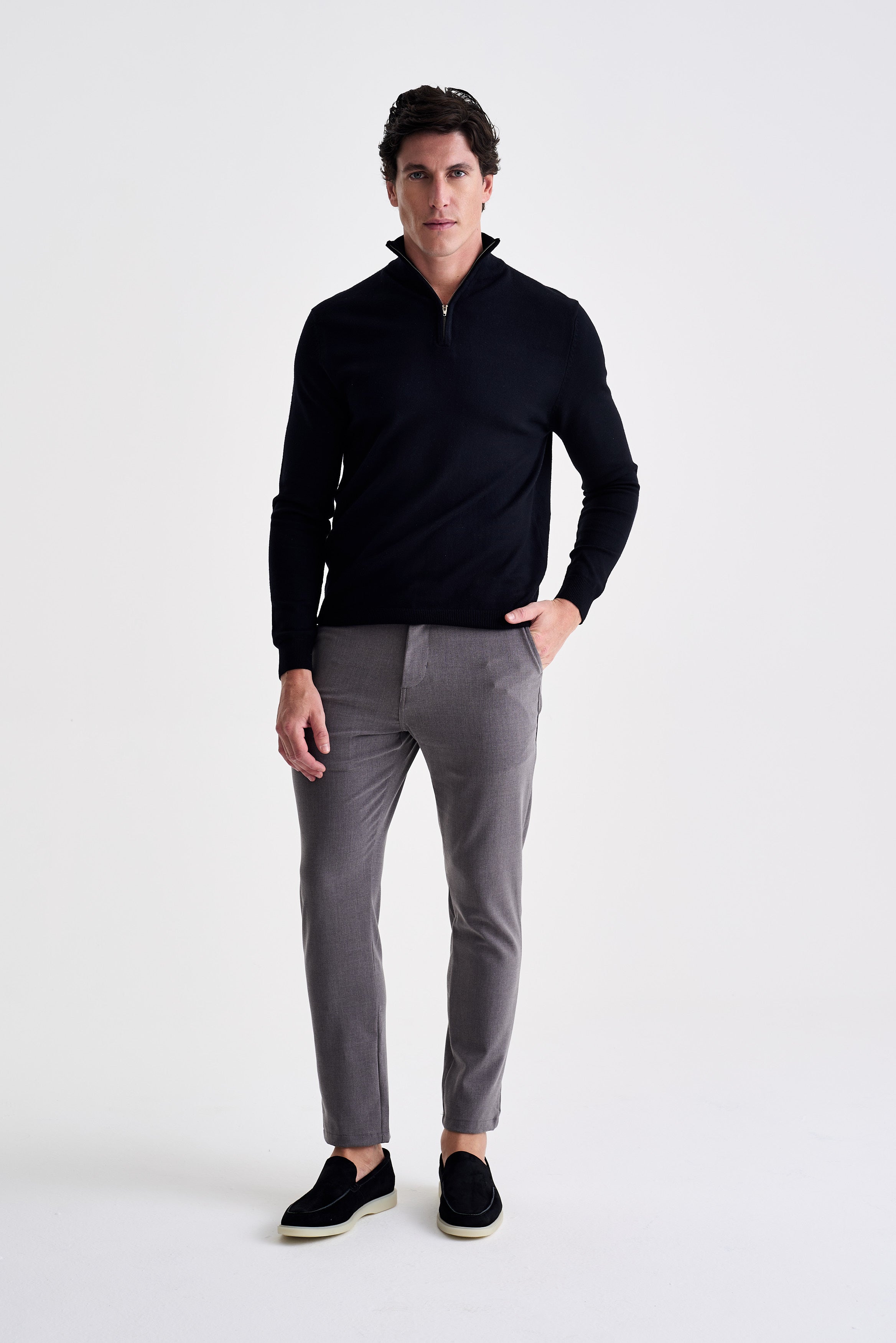 Tricot Gola Alta e Zíper - Ankor Design