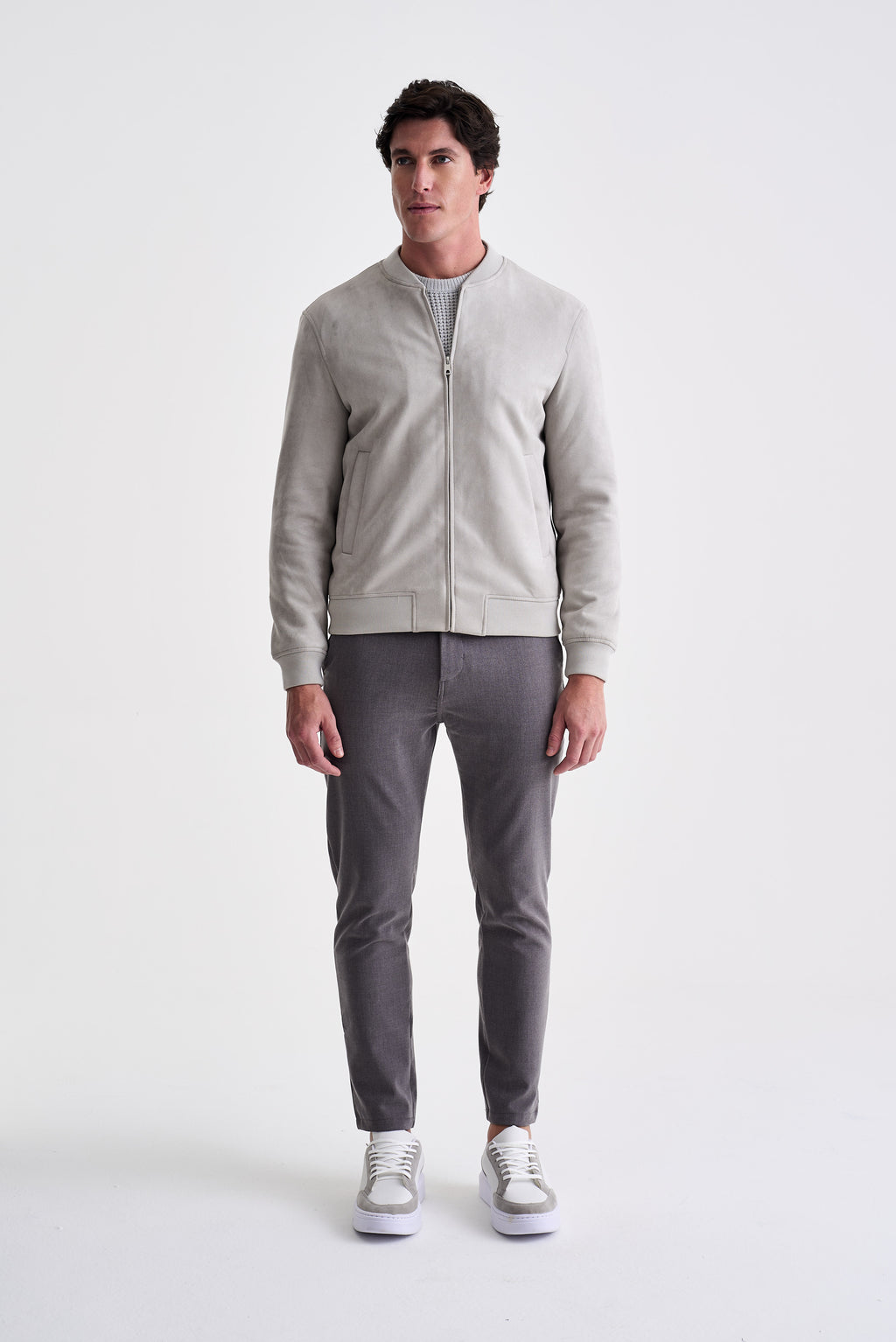 Jaqueta Bomber Suede - Ankor Design
