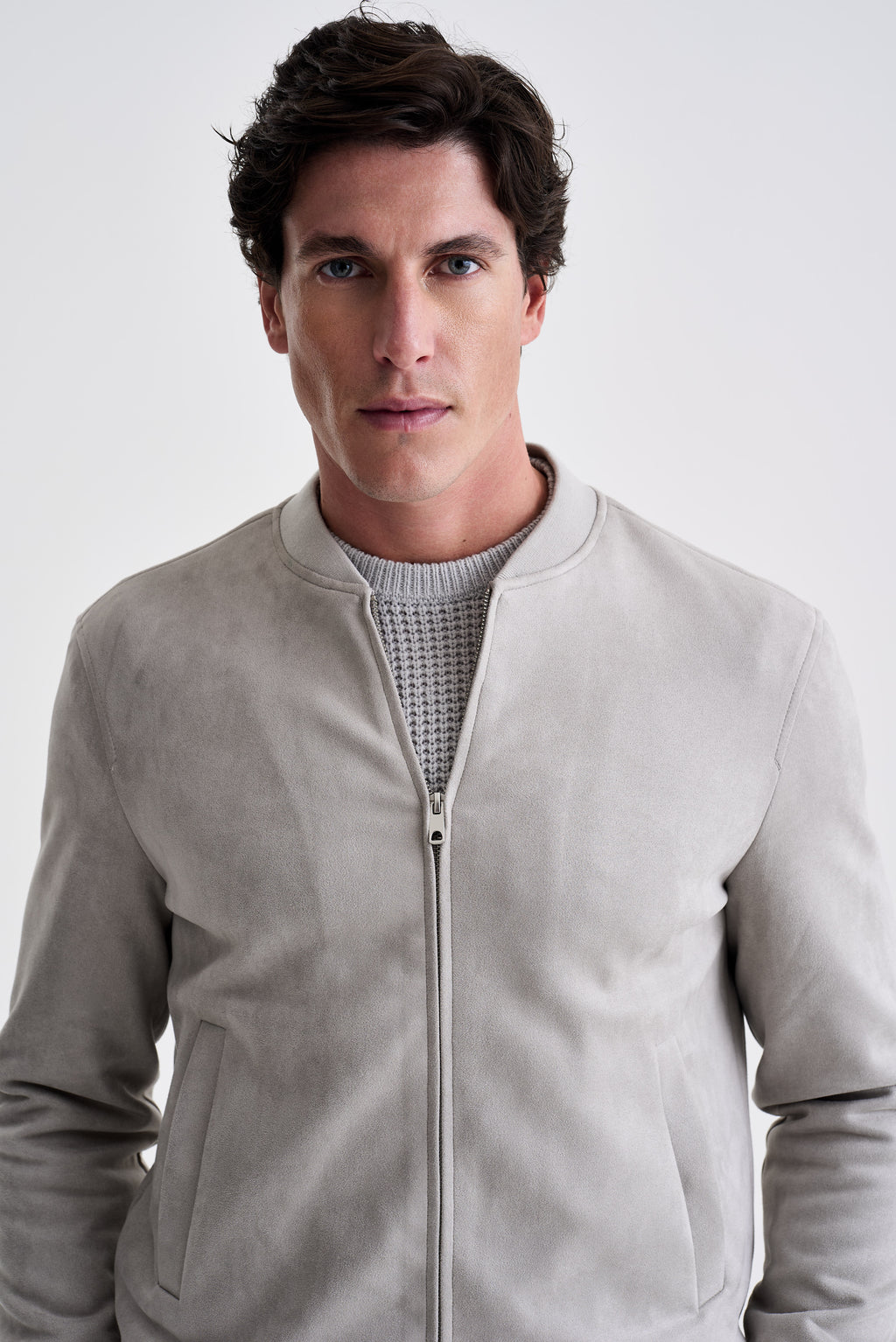 Jaqueta Bomber Suede - Ankor Design