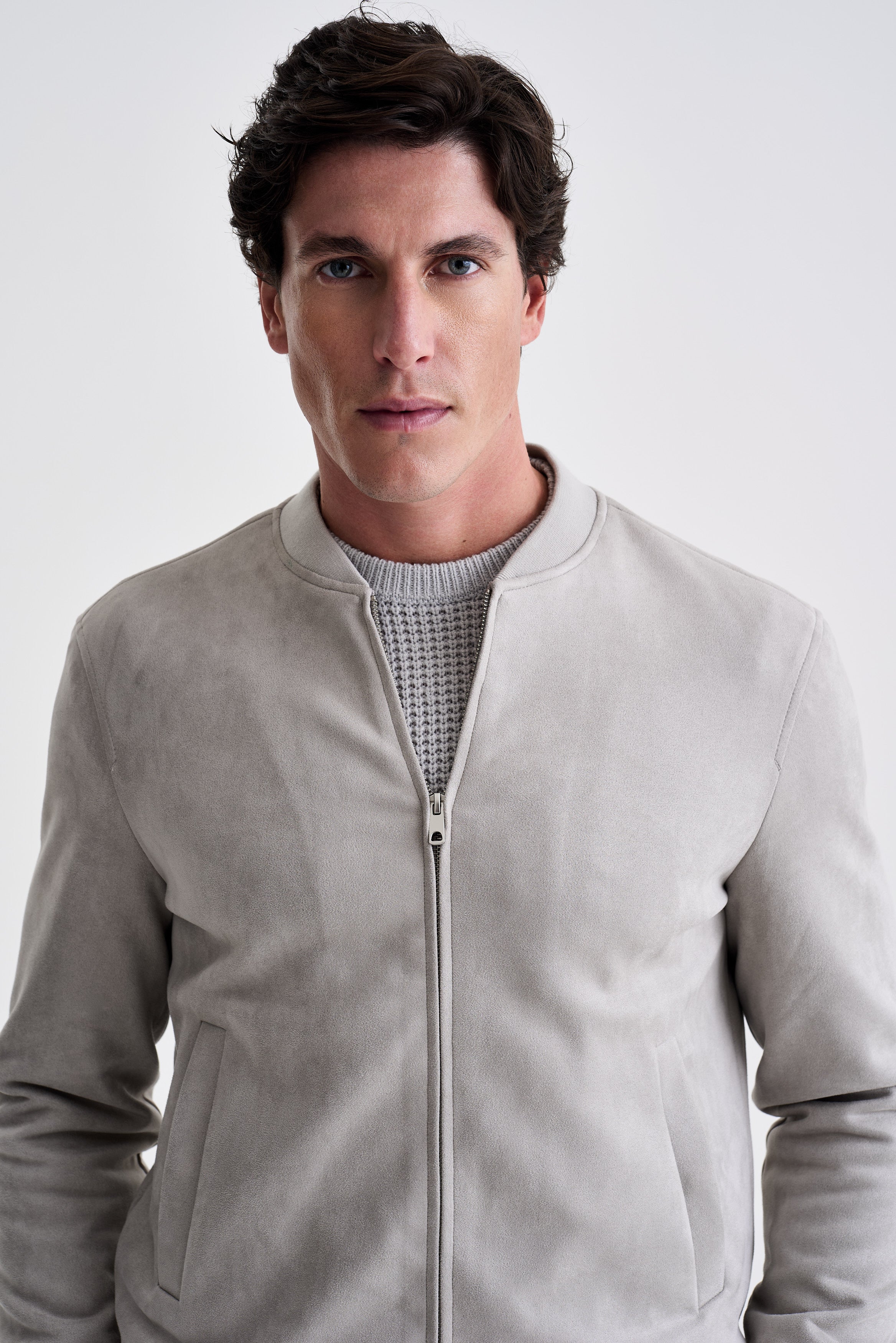 Jaqueta Bomber Suede - Ankor Design