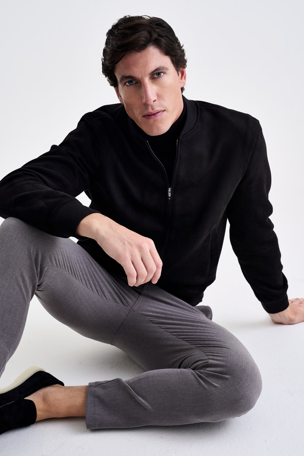 Jaqueta Bomber Suede - Ankor Design