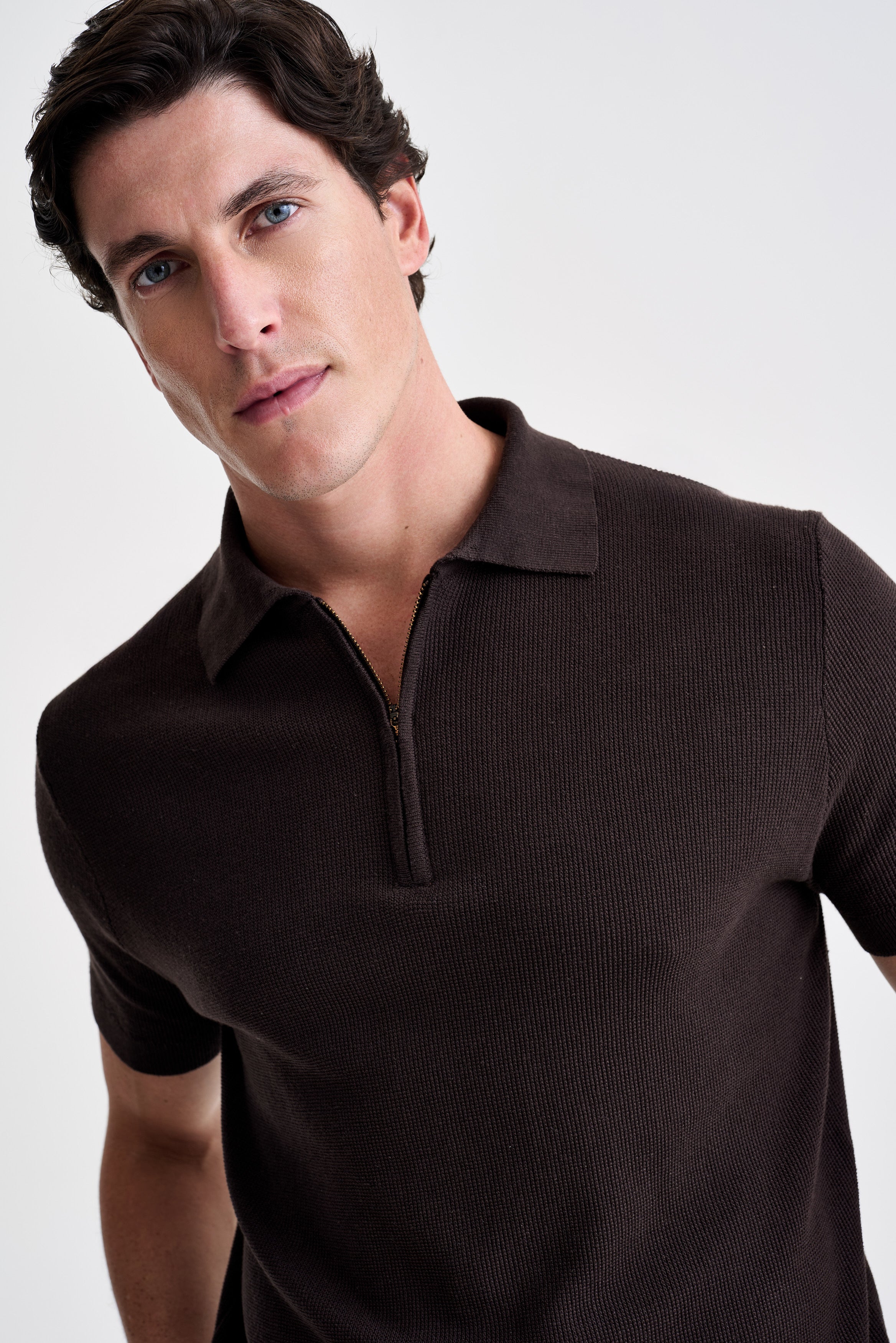 Polo Tricot Zíper