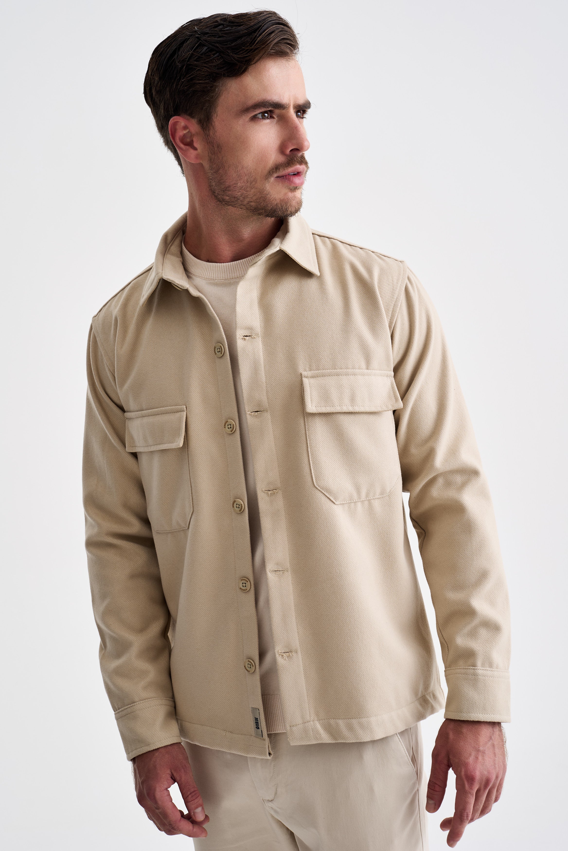 Camisa Lã Twill