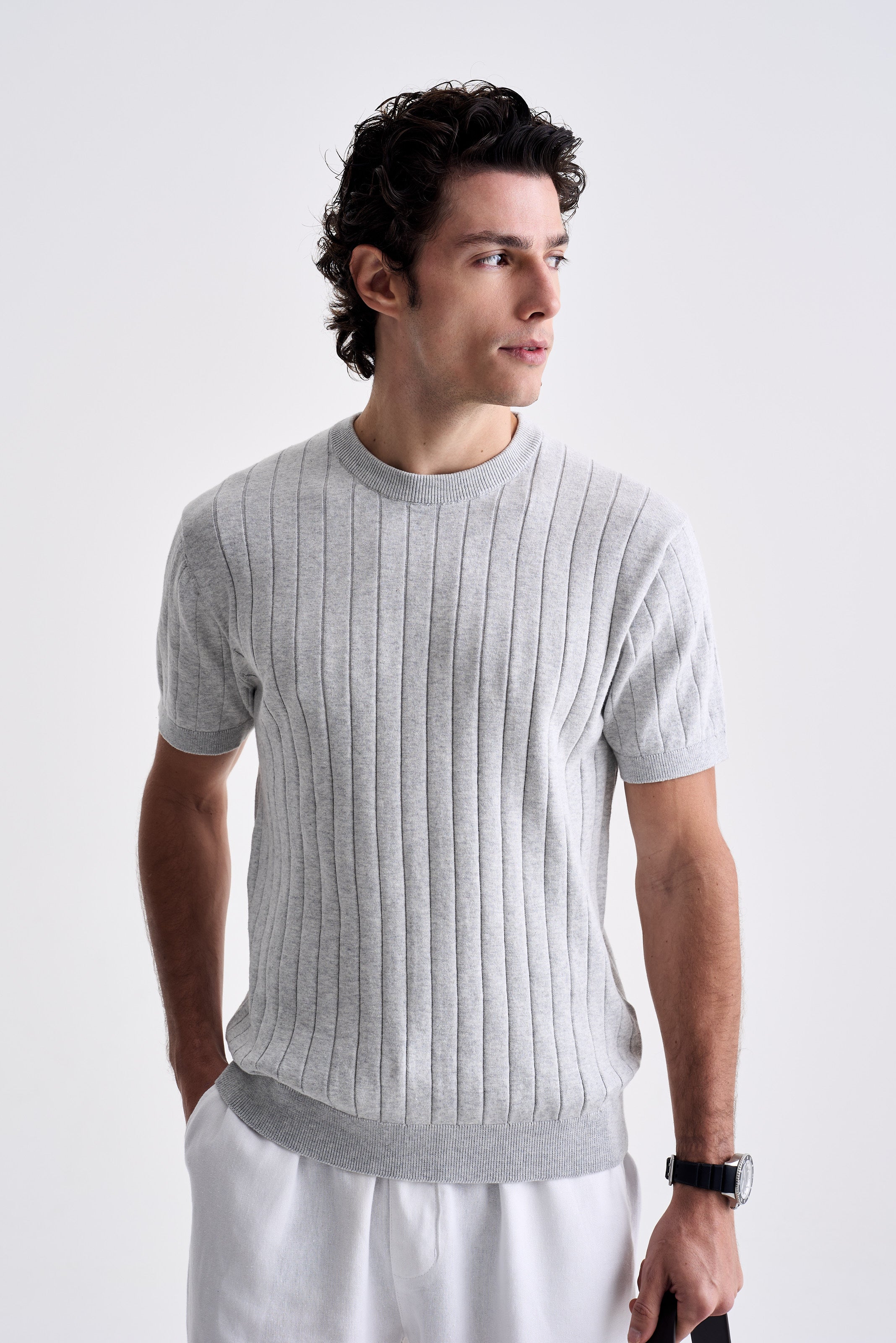 Camiseta Tricot Canelada - Ankor Design