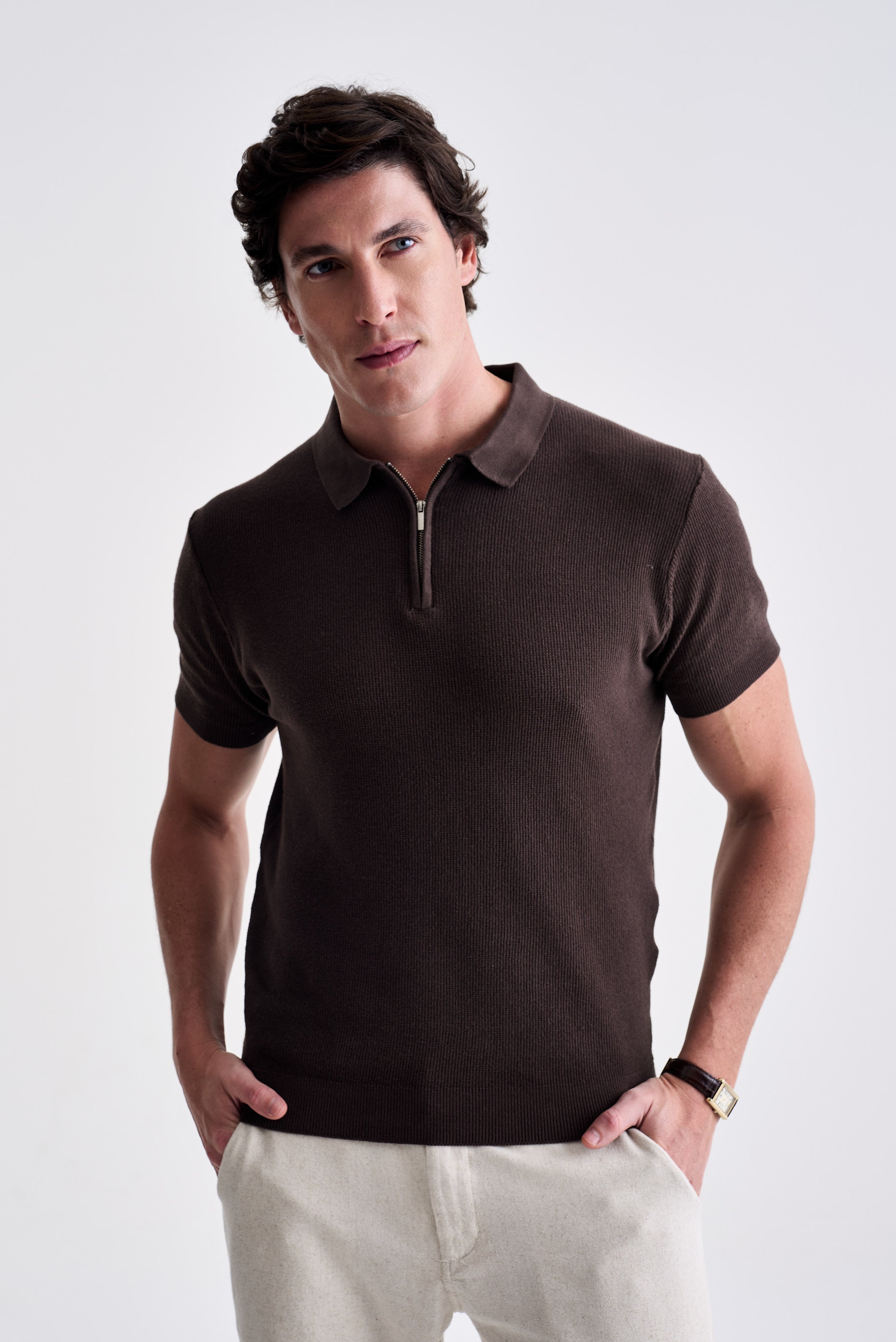Polo Tricot Zíper - Ankor Design