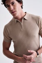 Polo Tricot Zíper Texturizada - Ankor Design