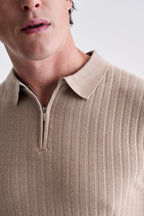 Polo Tricot Zíper Texturizada - Ankor Design