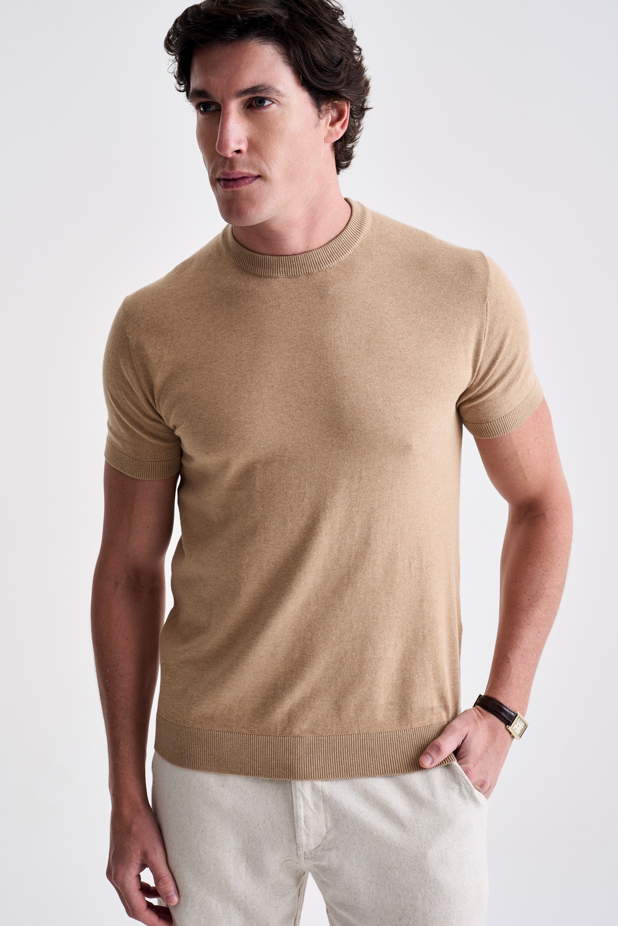 Camiseta Tricot - Bege - Ankor Design