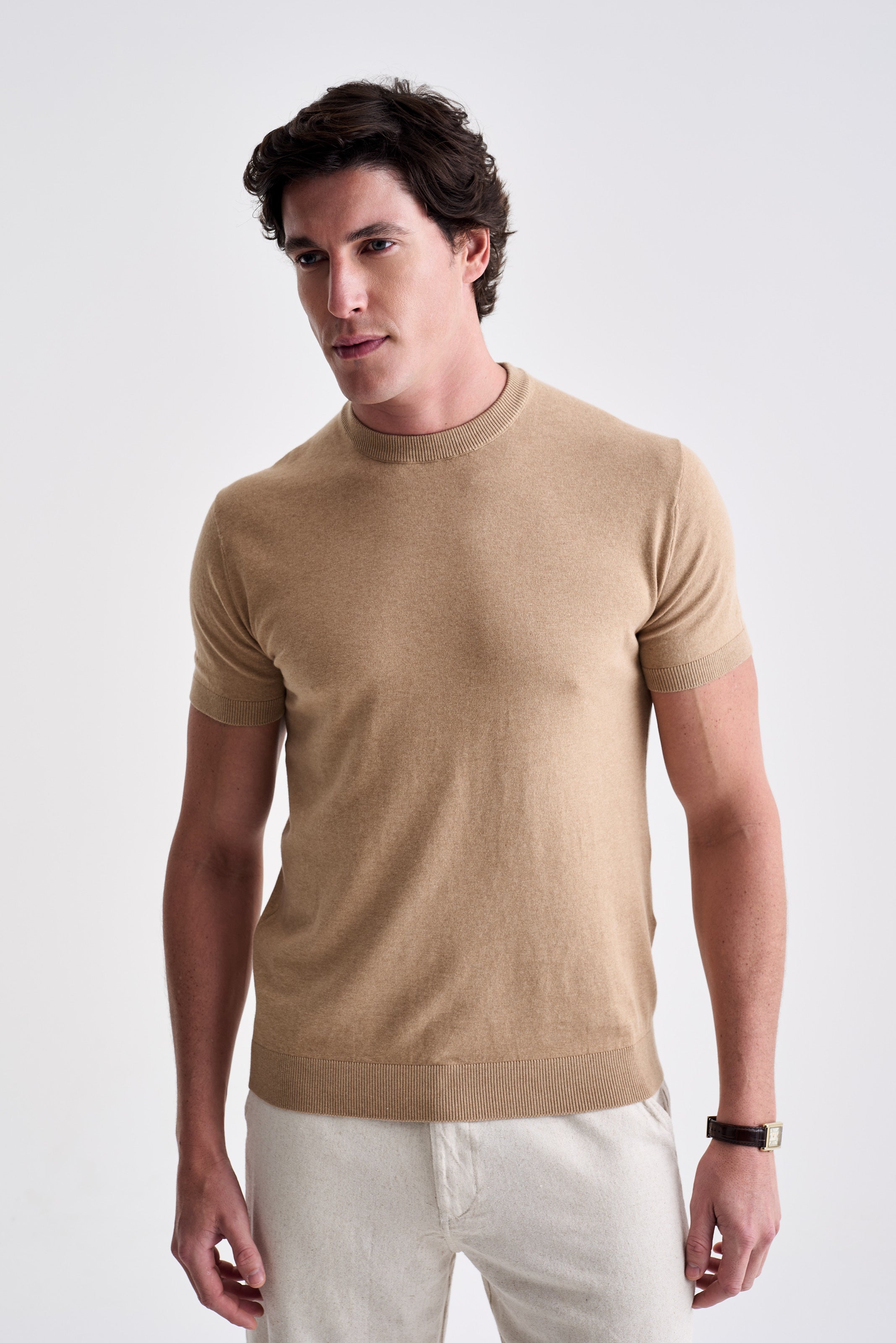 Camiseta Tricot - Bege - Ankor Design