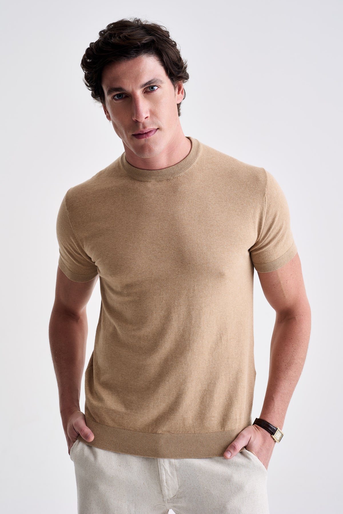 Camiseta Tricot - Bege - Ankor Design