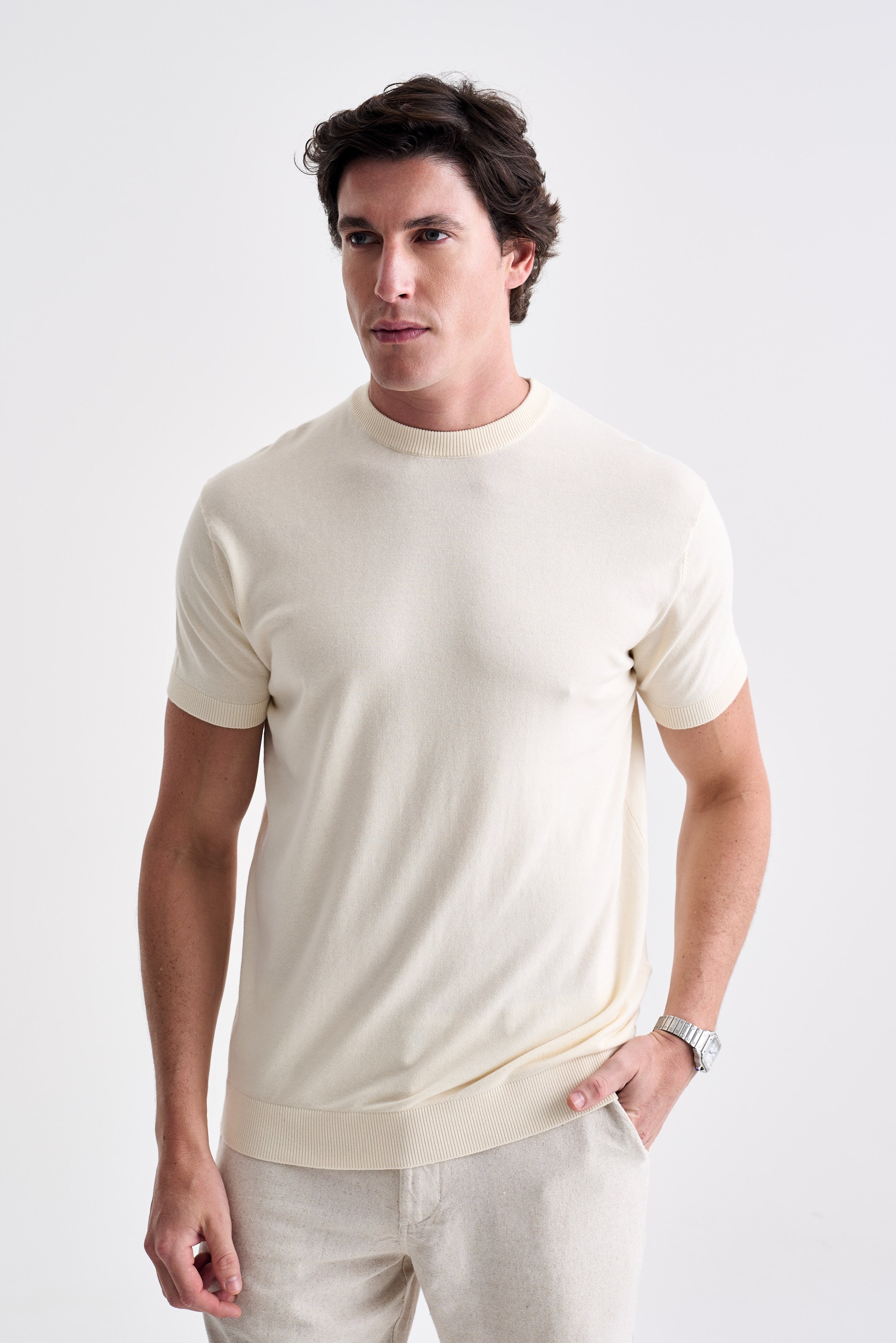 Camiseta Tricot - Bege - Ankor Design