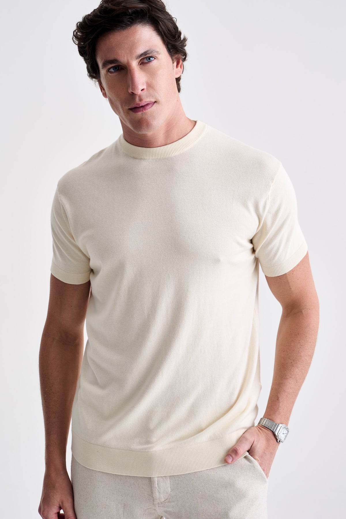 Camiseta Tricot - Bege - Ankor Design