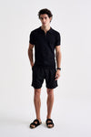 Polo Tricot Zíper Texturizada