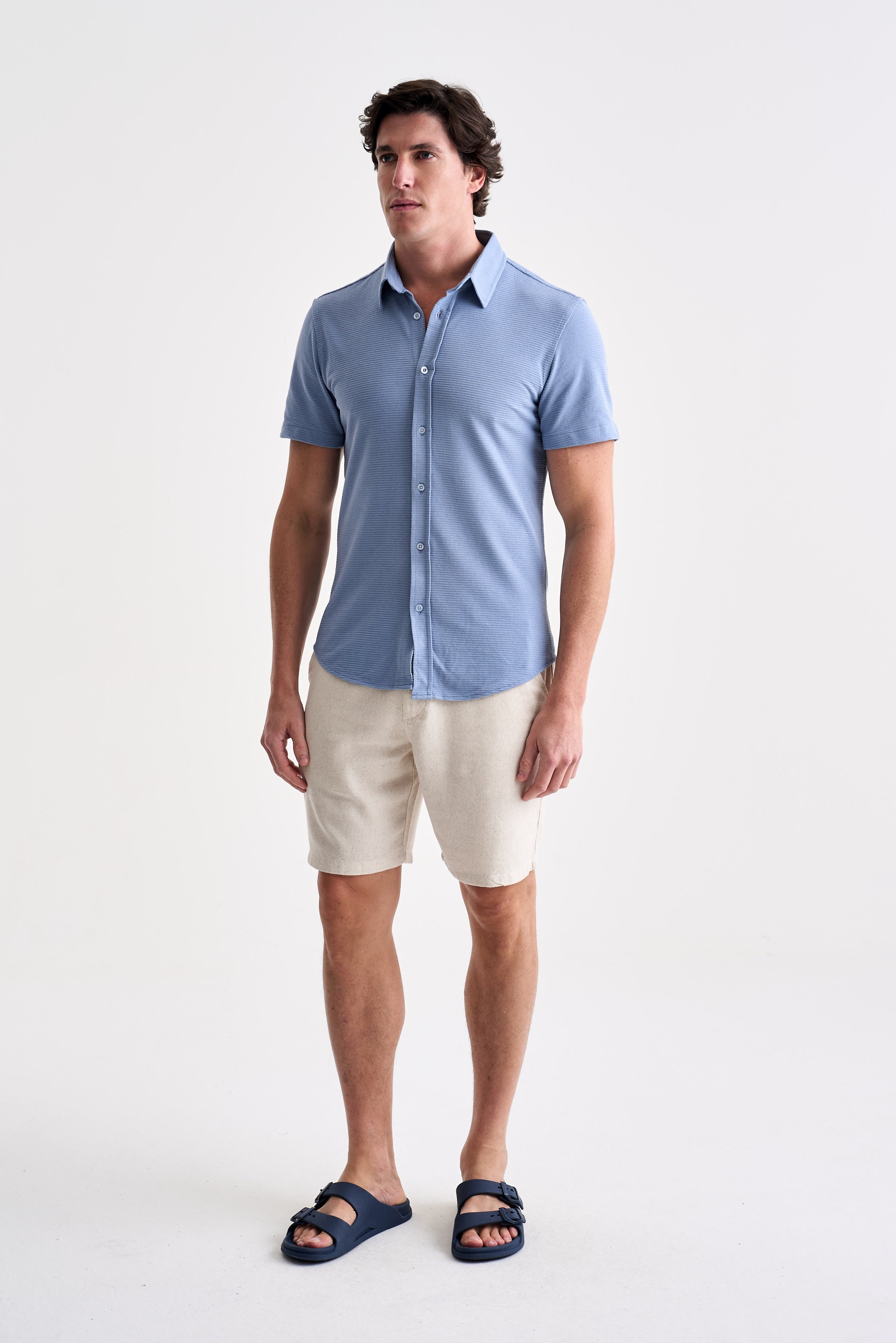 Camisa Micro Texture MC - Ankor Design