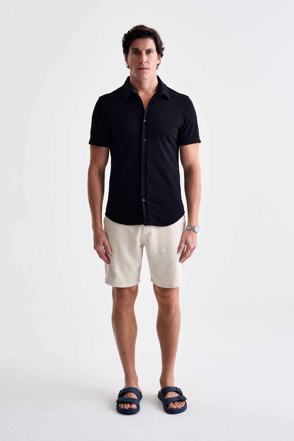 Camisa Micro Texture MC - Ankor Design