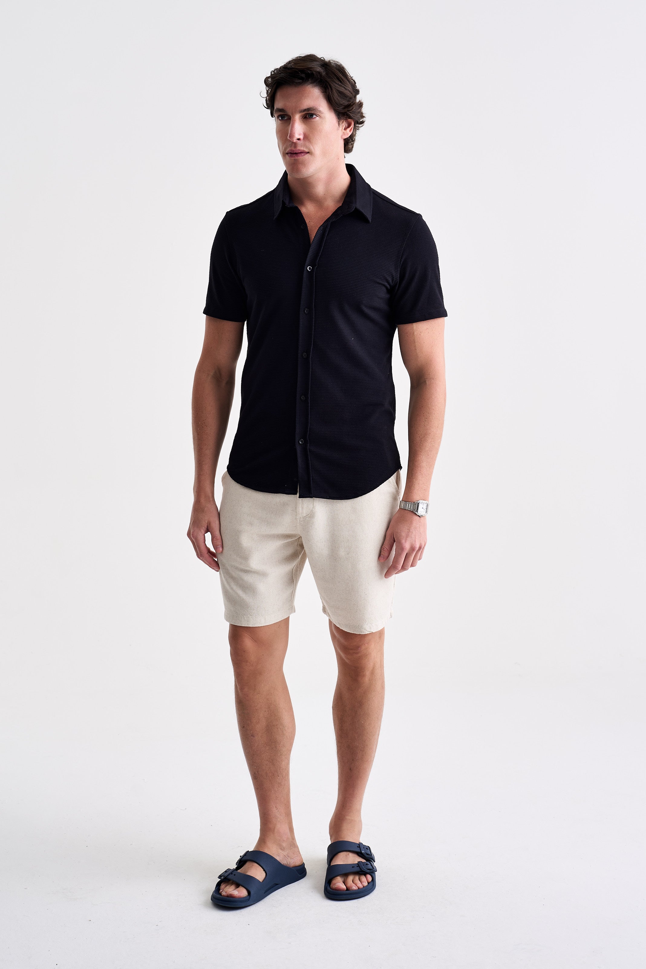 Camisa Micro Texture MC - Ankor Design