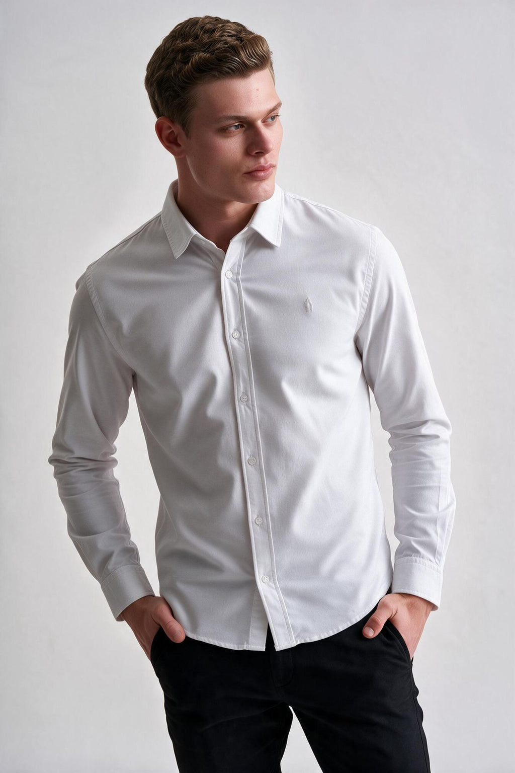 Camisa Oxford Branco - Ankor Design