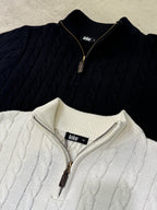 Tricot Cotton Quarter Zíper