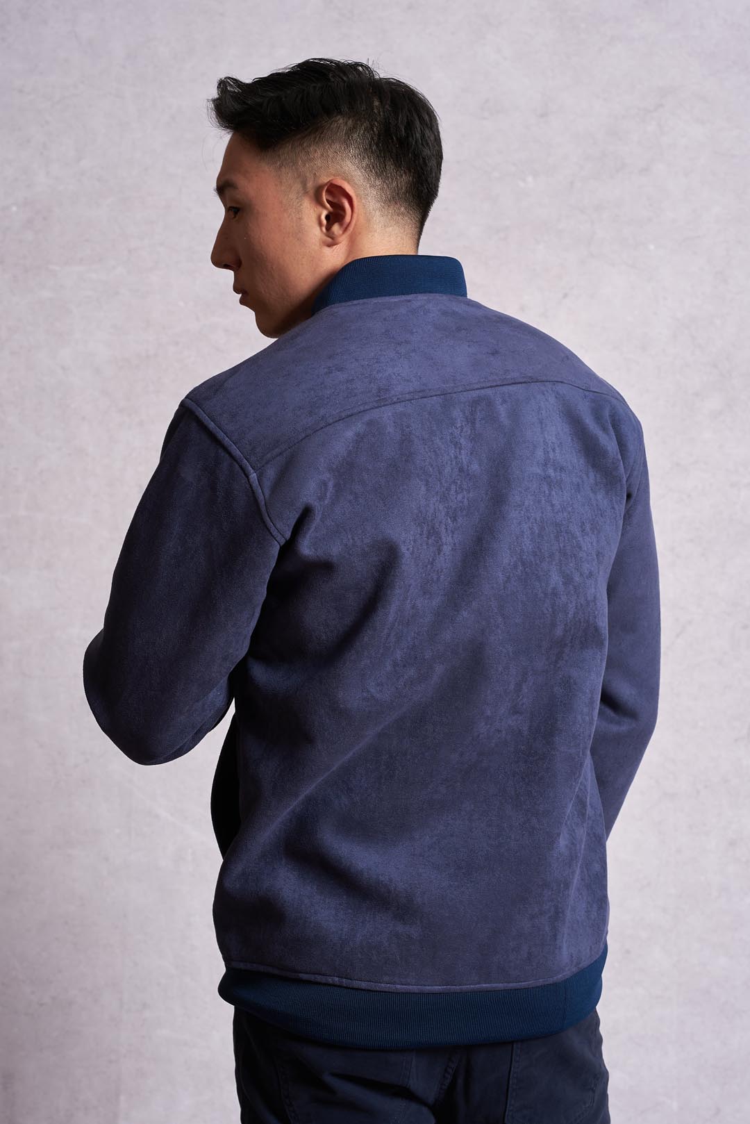 Jaqueta Bomber Suede