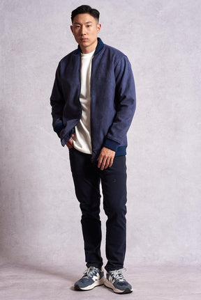Jaqueta Bomber Suede