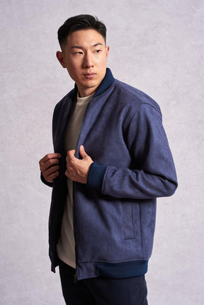 Jaqueta Bomber Suede