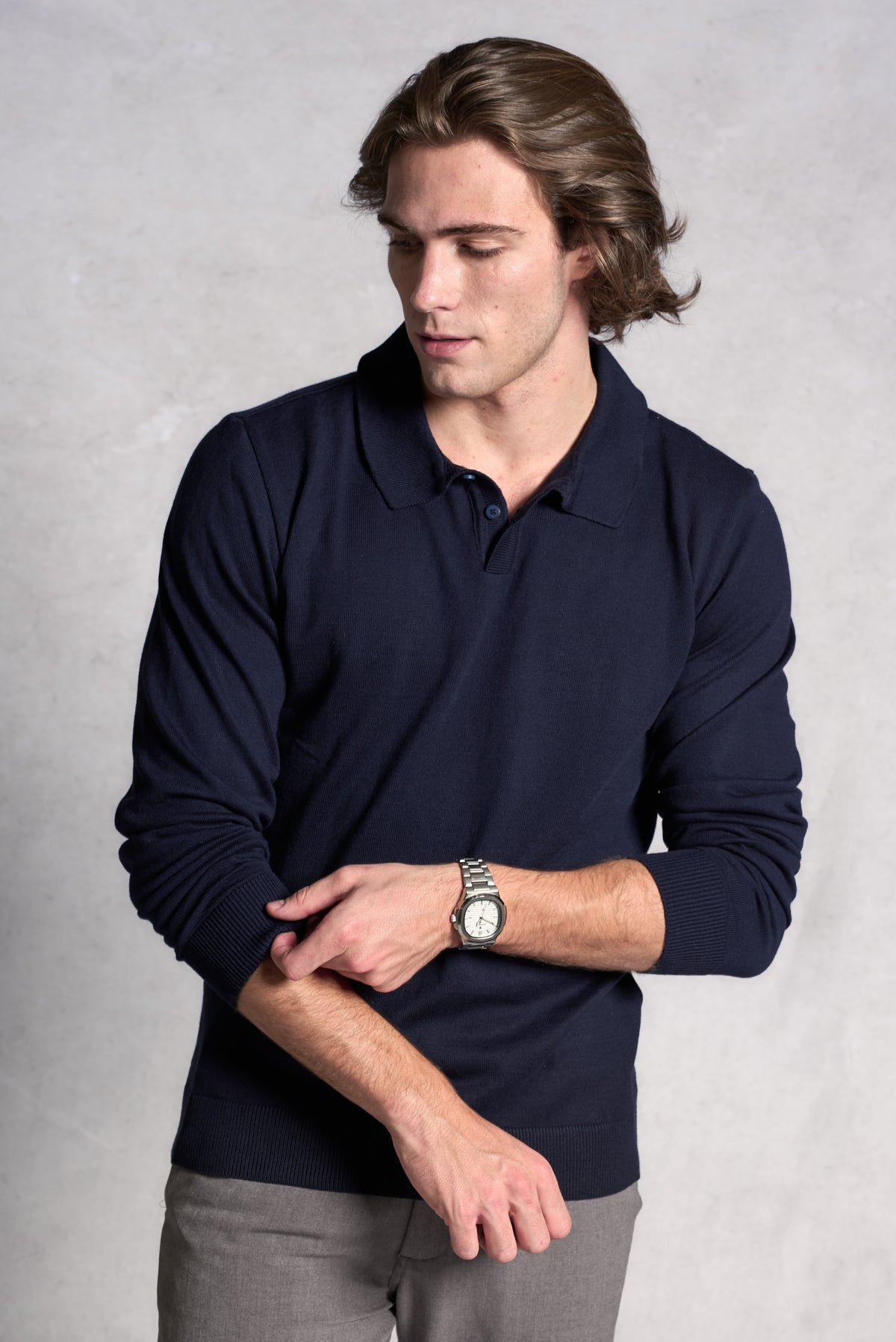 Tricot Polo ML