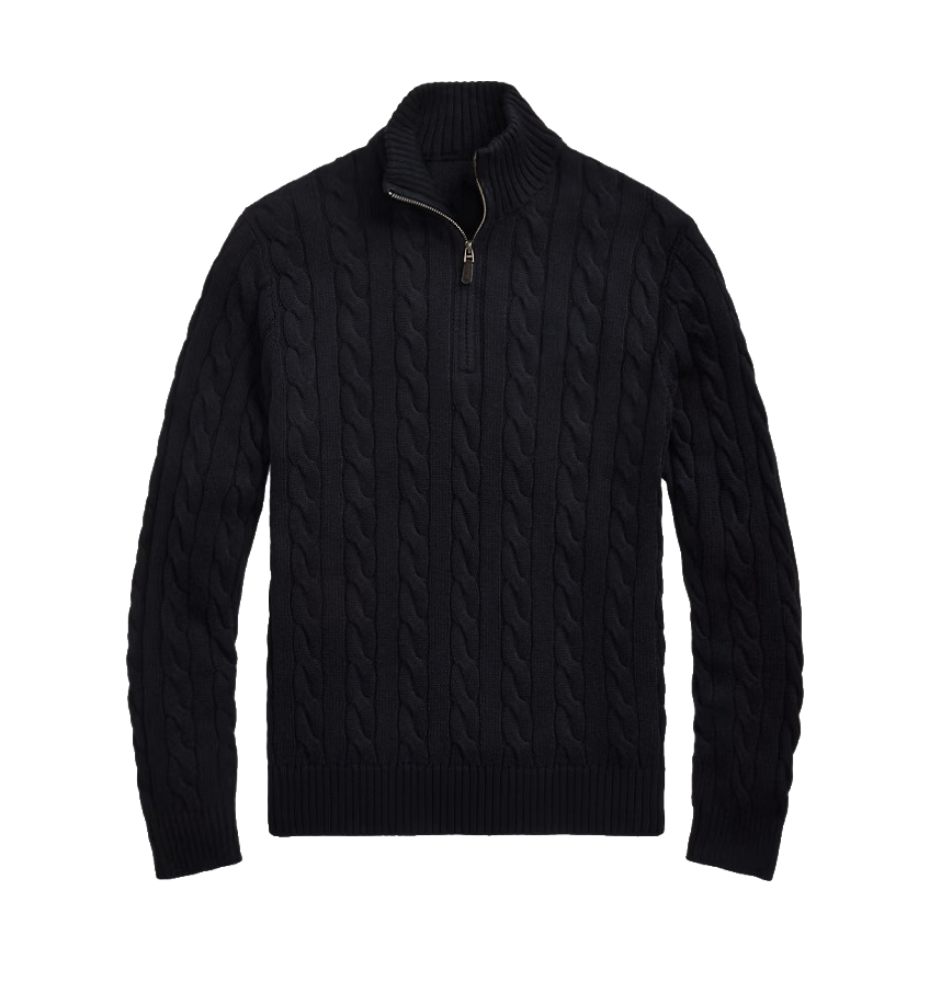 Tricot Cotton Quarter Zíper