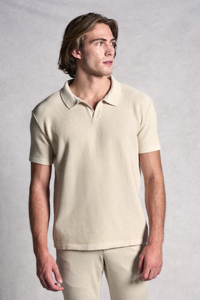 Polo Tricot Texturizada