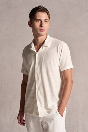Camisa Jacquard MC